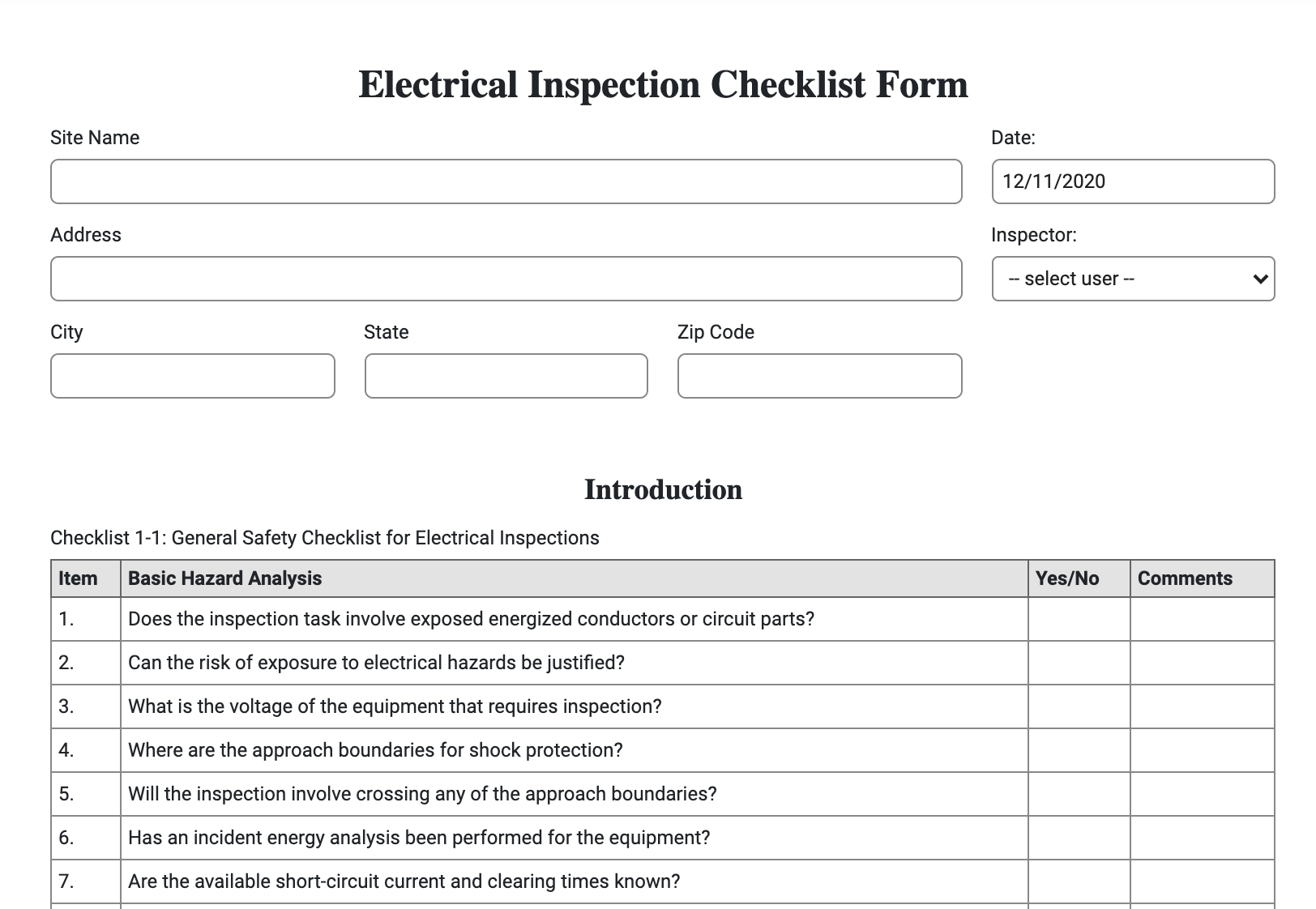 What Is General Inspection