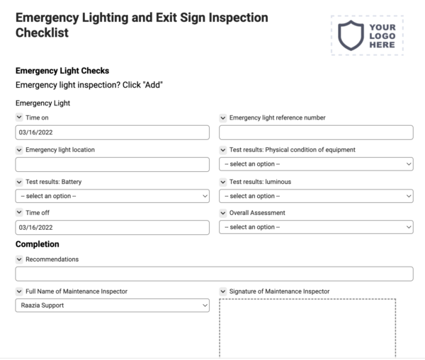 Nfpa 101 Exit Sign Inspection Requirements