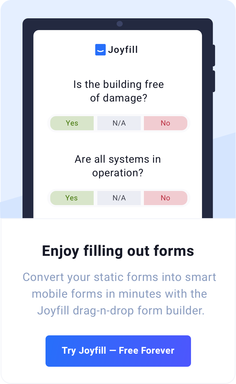 build mobile digital forms